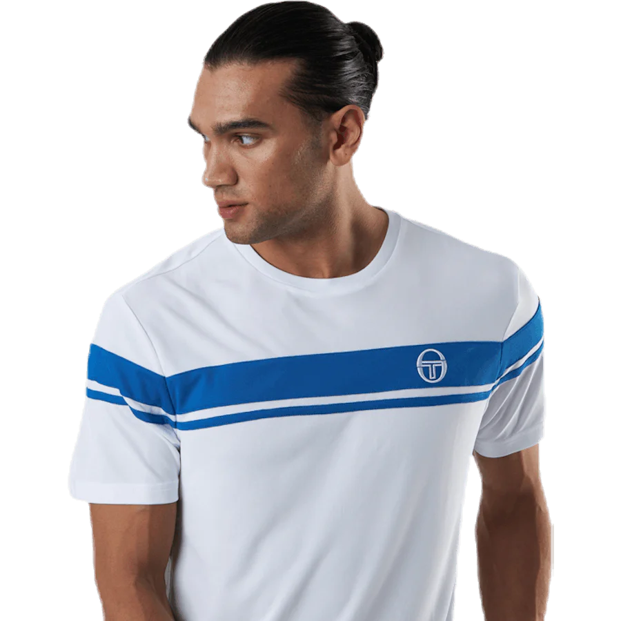Young Line Pro T-shirt Blue/White - Image 4