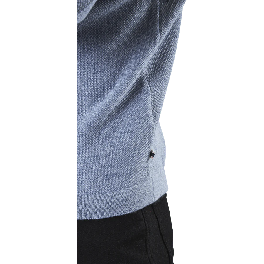 Rob Knit Crew Neck Blue - Image 8