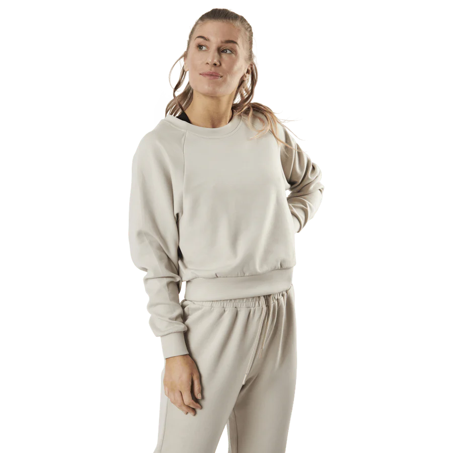 Joy L/S Raglan O-Neck Swt Grey - Image 2