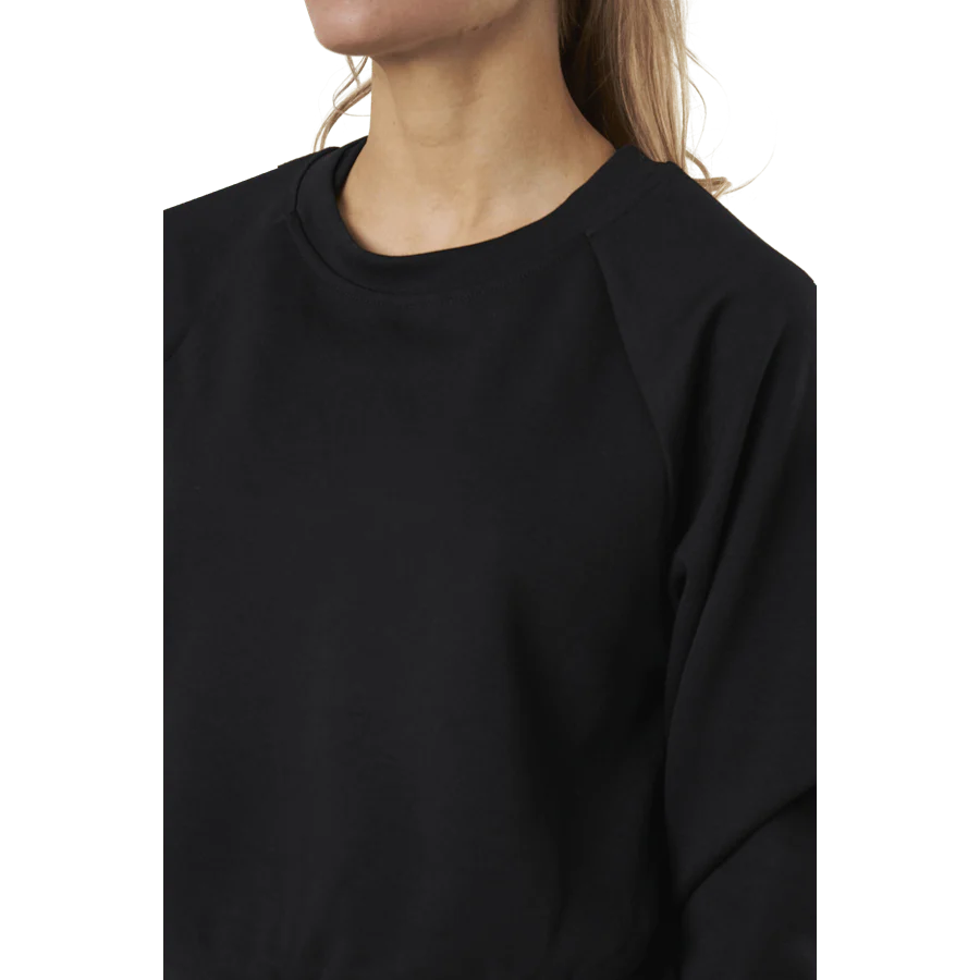 Joy L/S Raglan O-Neck Swt Black - Image 4
