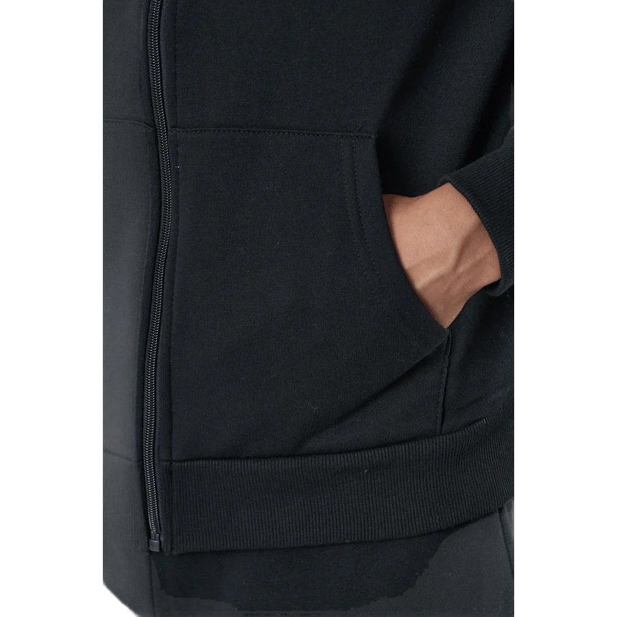 Alpha Full Zip Hood Black - Image 5