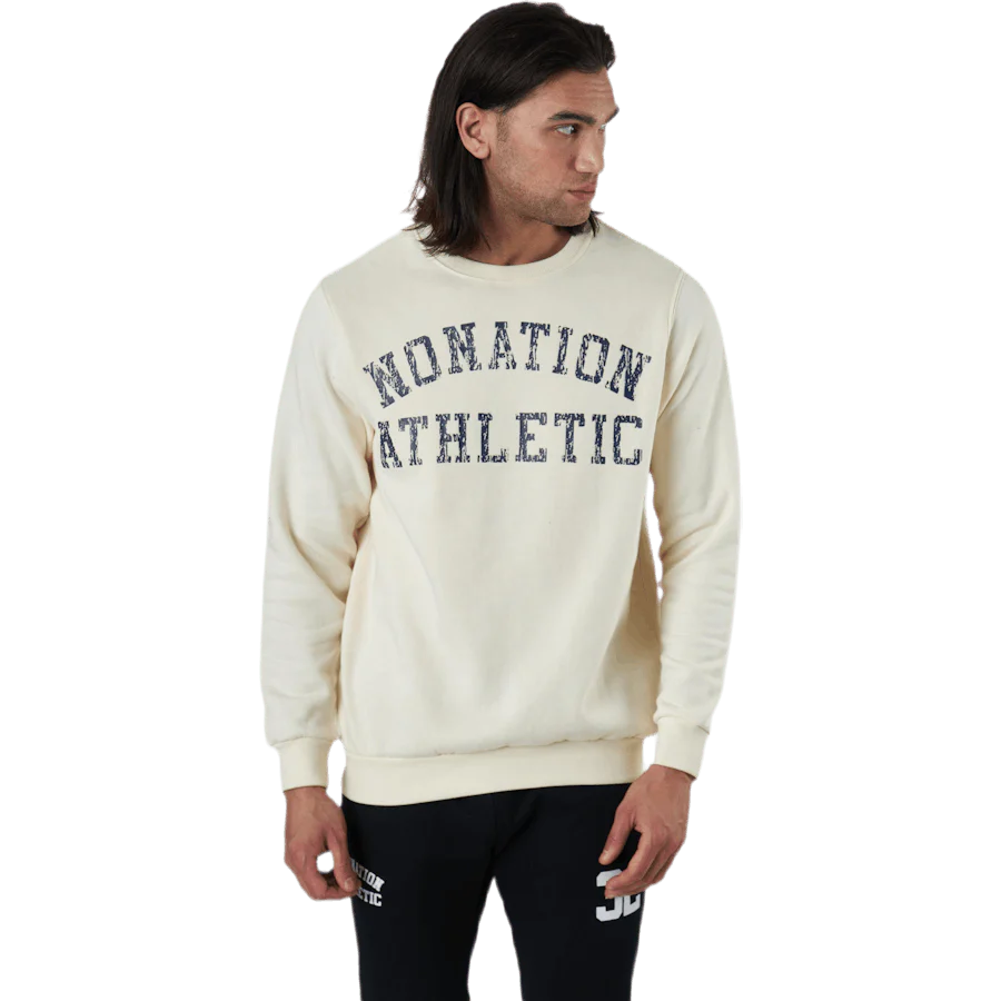 Dacota Crew Neck Sweater White - Image 2