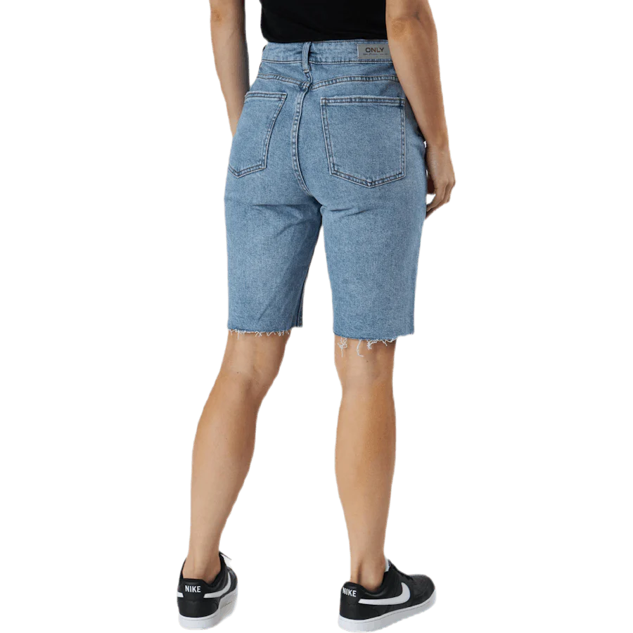 Emily Hw Long Shorts Raw Bb Mas0051 Blue - Image 3