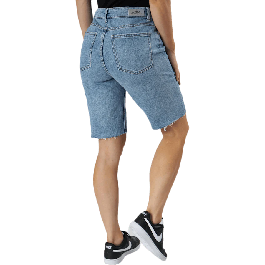 Emily Hw Long Shorts Raw Bb Mas0051 Blue - Image 4