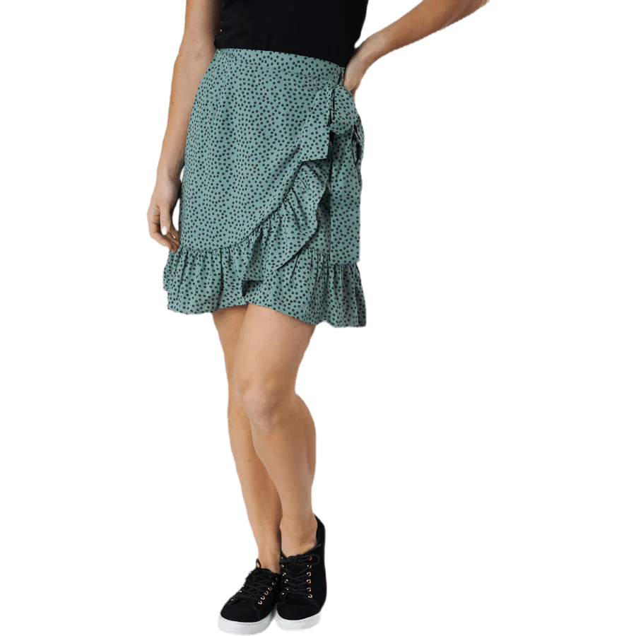 Olivia Wrap Skirt Wvn Green