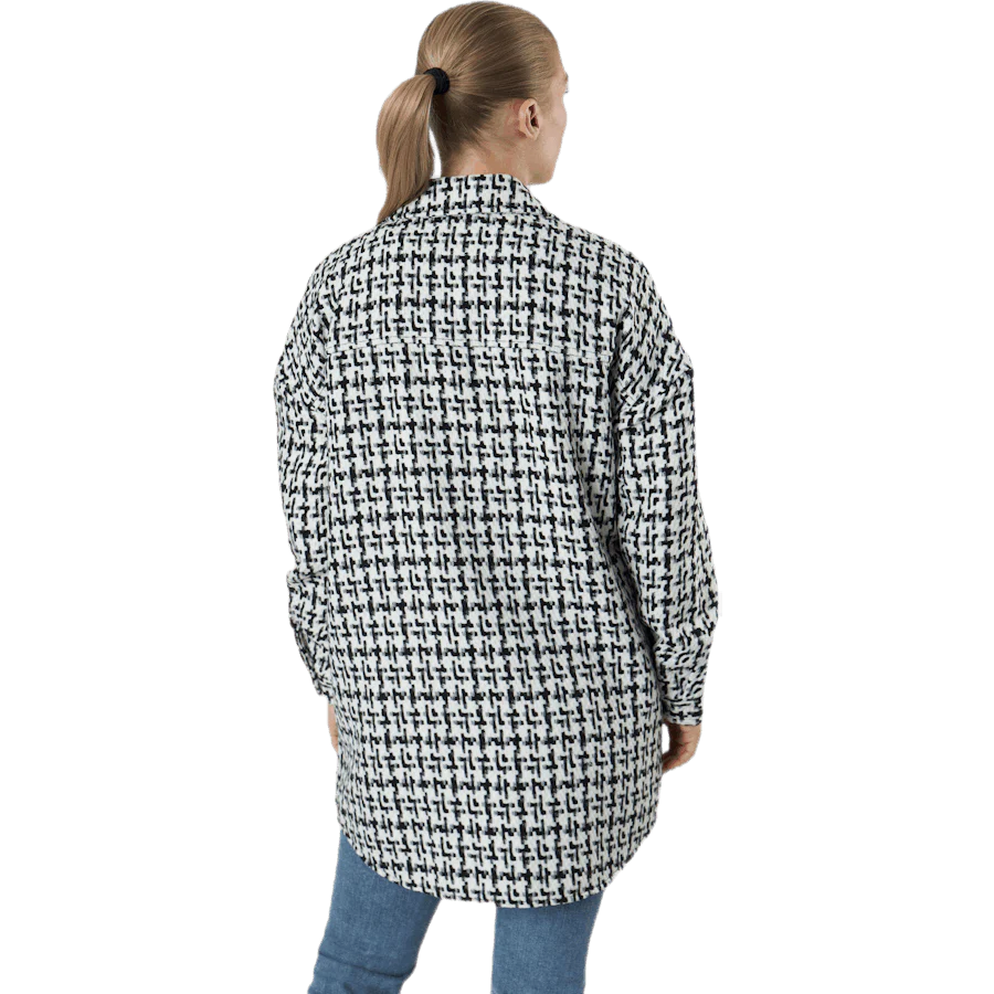 Sally Boucle Shacket Cc Otw White - Image 3