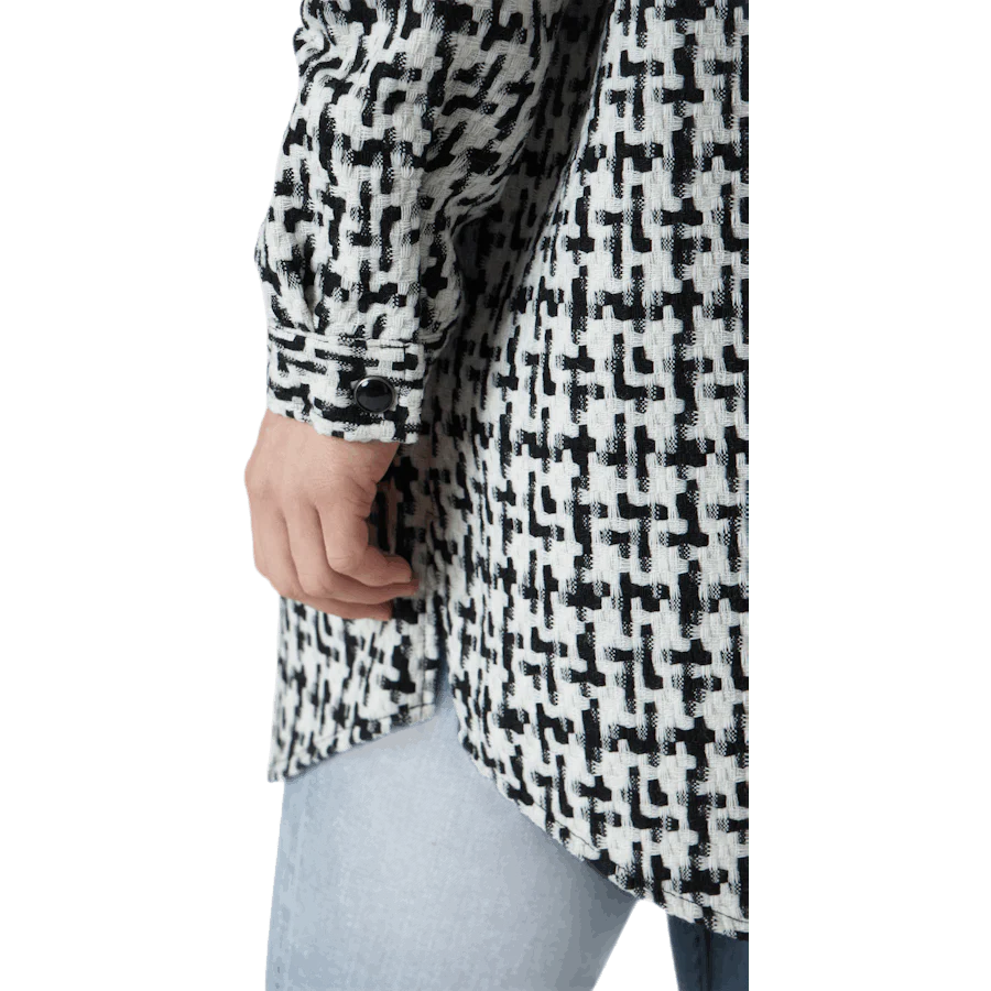 Sally Boucle Shacket Cc Otw White - Image 5