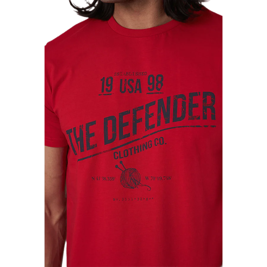 August Tee Red - Image 4