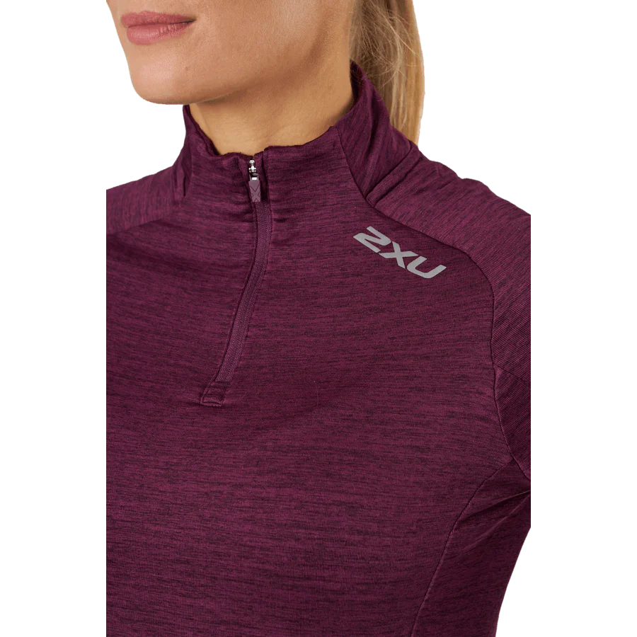 Ignition 1/4 Zip Beet/silver Reflective - Image 4
