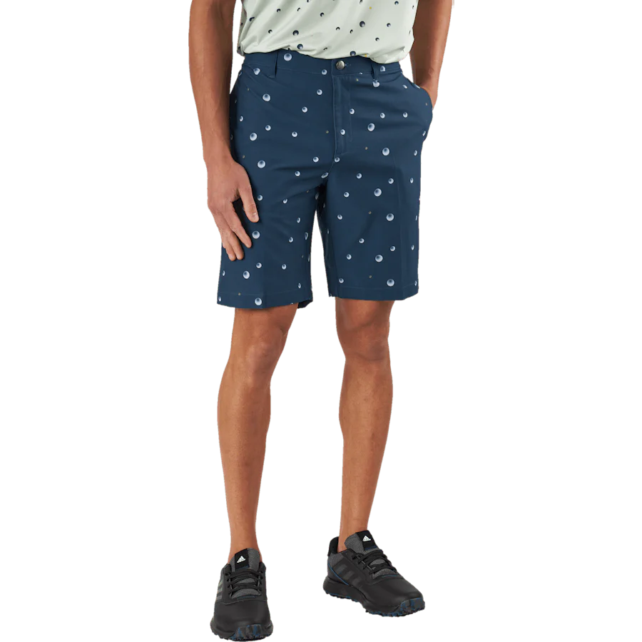 Ultimate365 Allover Print 9-Inch Golf Shorts Crew Navy / Grey One / Hemp - Image 2