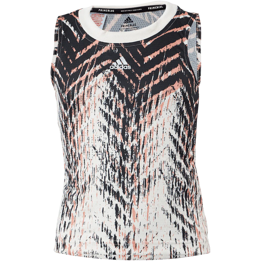 Girls Match Tank Primeblue Aer 000/beige