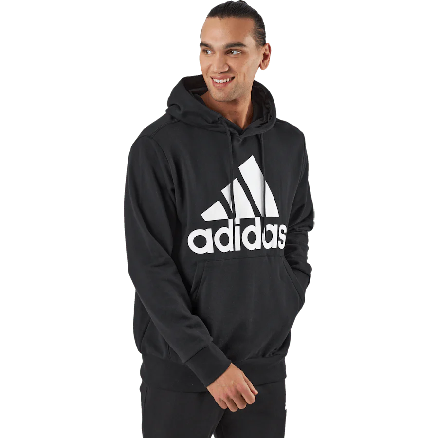 Essentials French Terry Big Logo Hoodie Black