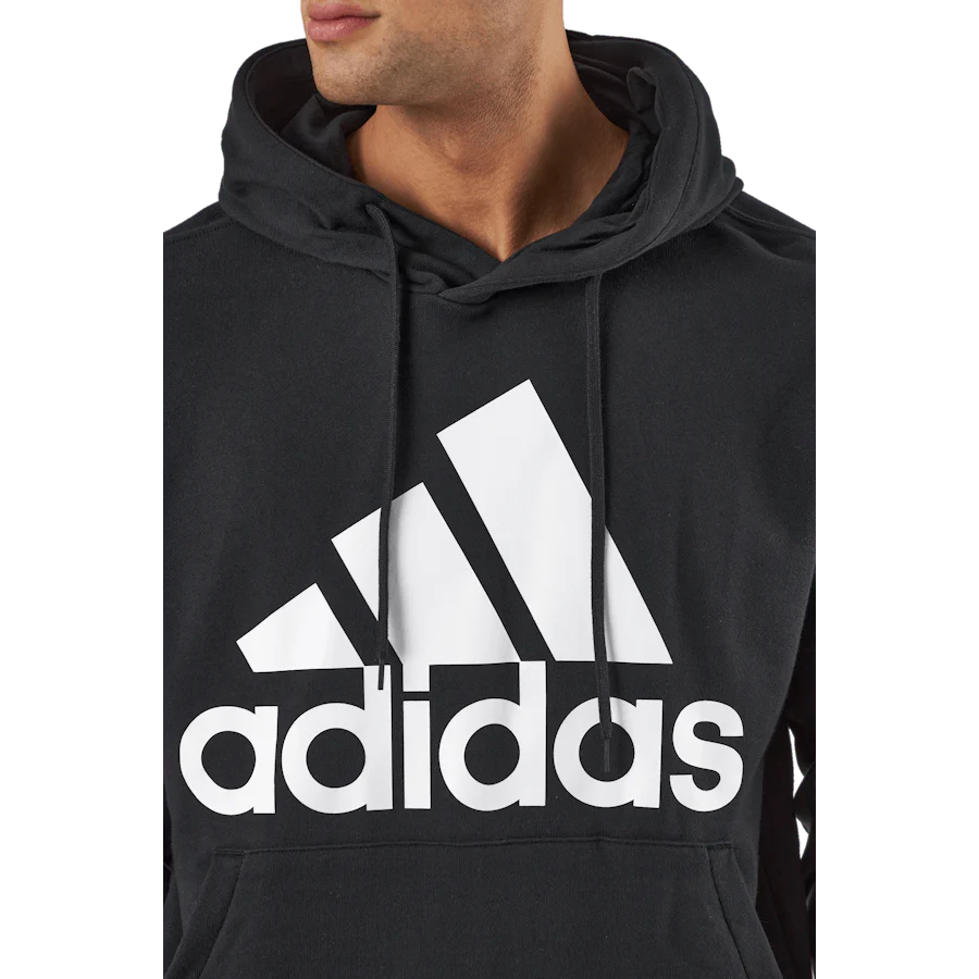 Essentials French Terry Big Logo Hoodie Black - Image 4