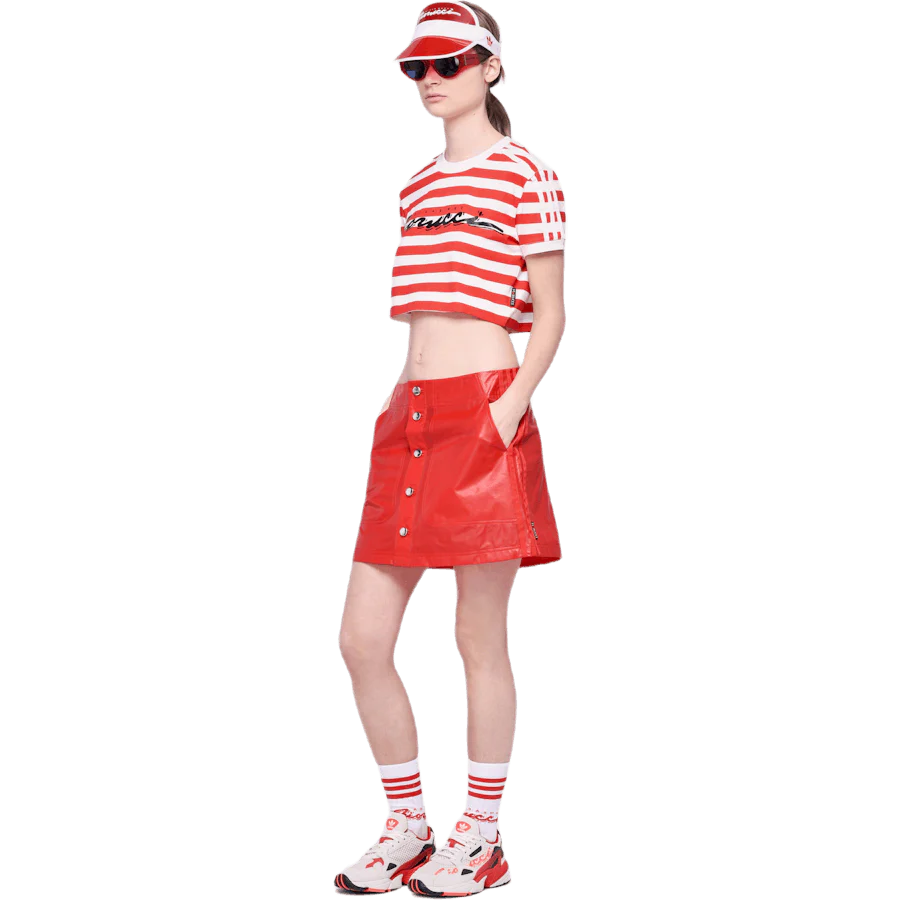X Fiorucci Kiss Mini Skirt Red - Image 2