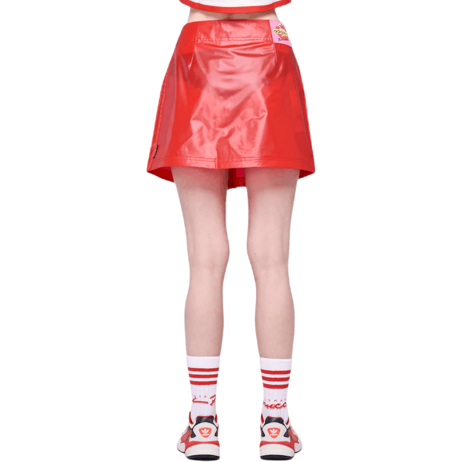 X Fiorucci Kiss Mini Skirt Red - Image 3
