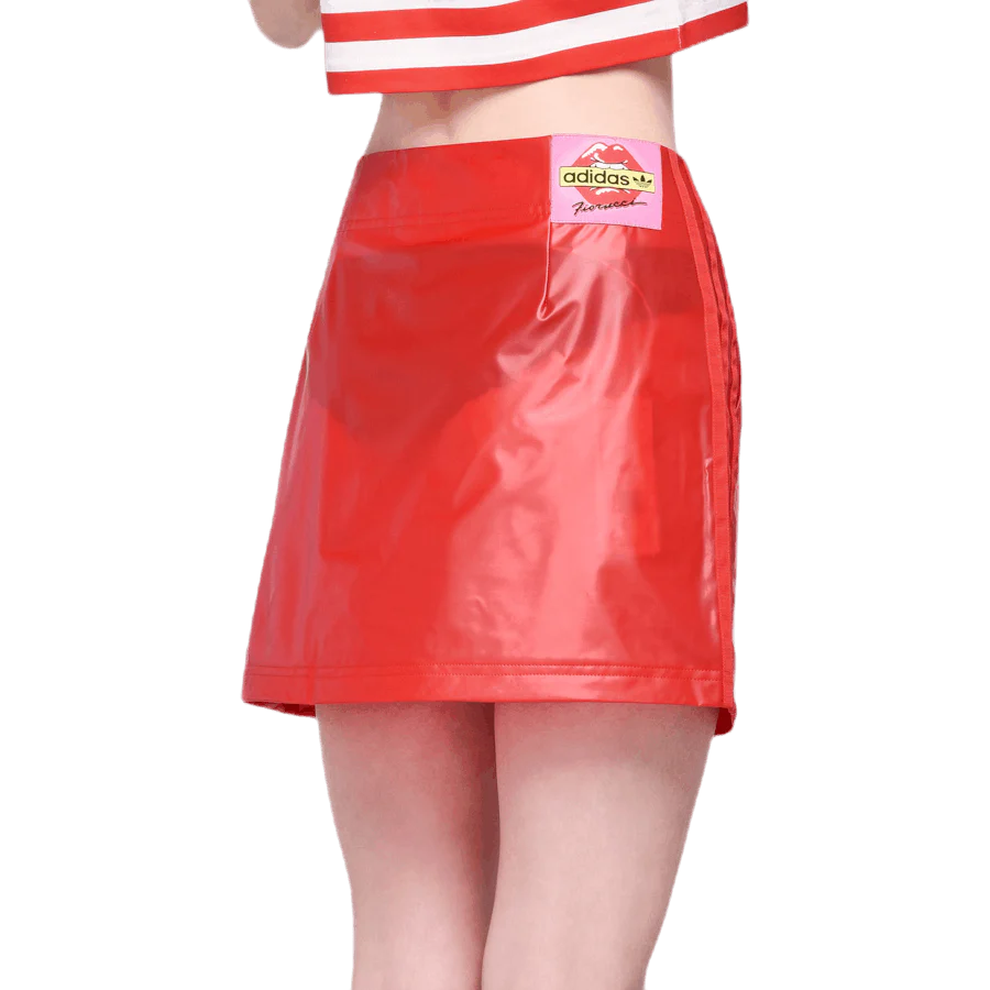 X Fiorucci Kiss Mini Skirt Red - Image 5