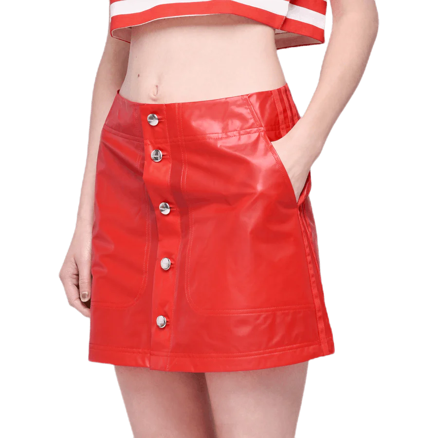 X Fiorucci Kiss Mini Skirt Red - Image 6