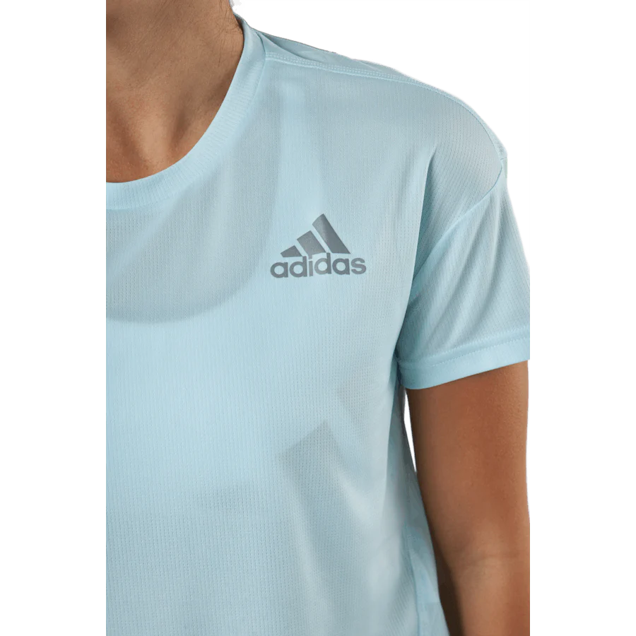 Adidas Fast Primeblue Tee Women Halo Mint / Reflective Silver - Image 4