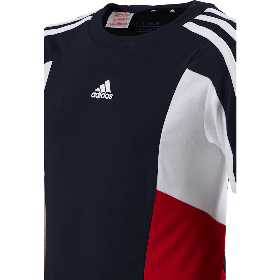 Colorblock 3-Stripes Regular Fit T-Shirt Legend Ink - Image 4