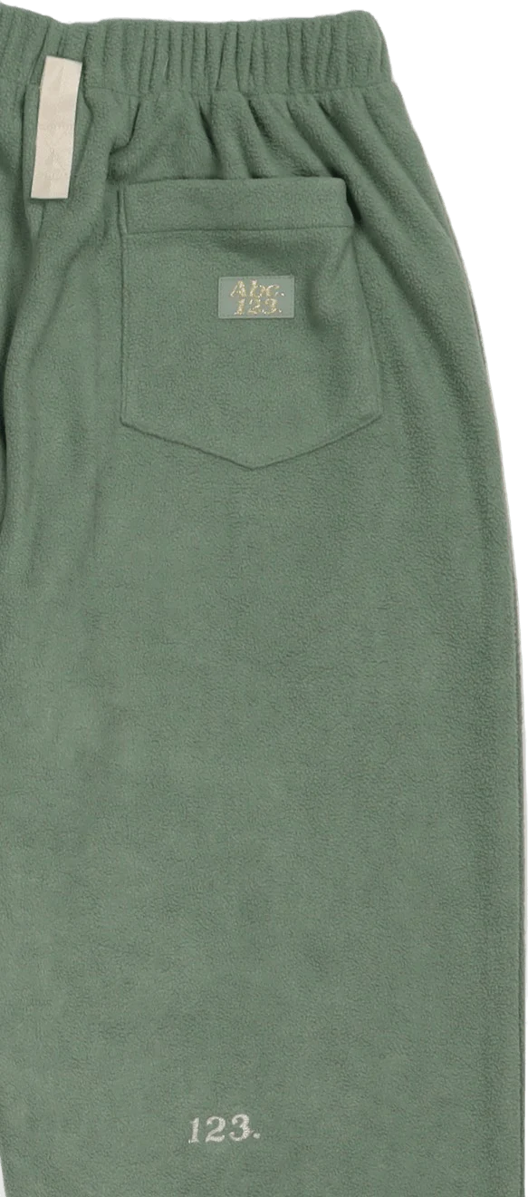 Abc. 123. Polar Fleece Sweatpa Aventurine Green - Image 4