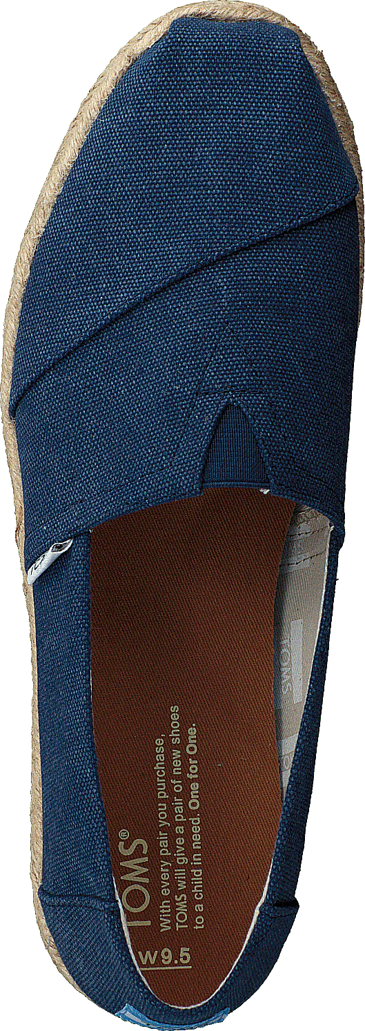 Alpargata Navy Washed Canvas Rope Sole - Image 6