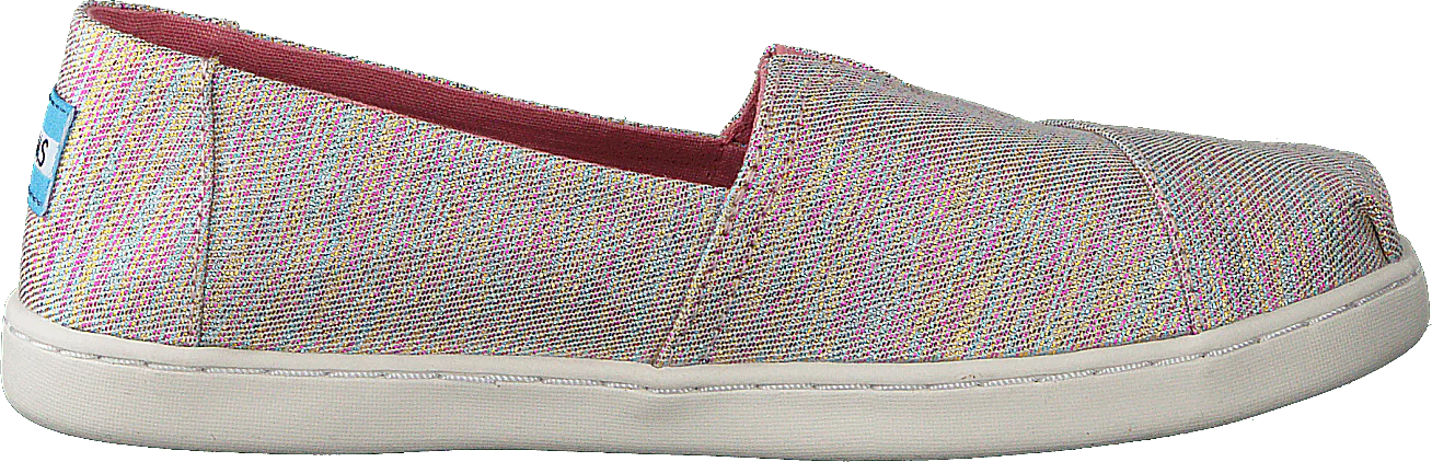Alpargata Youth Pink Multi Twill Glimmer - Image 2