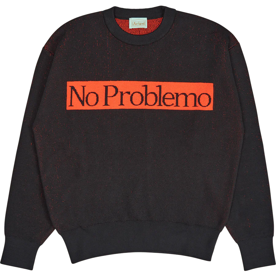 Recycled Problemo Knit Black