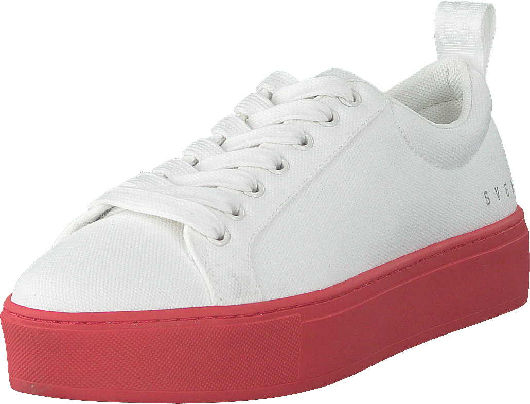 Arlo Three Antique White, Red Outsole - Image 3