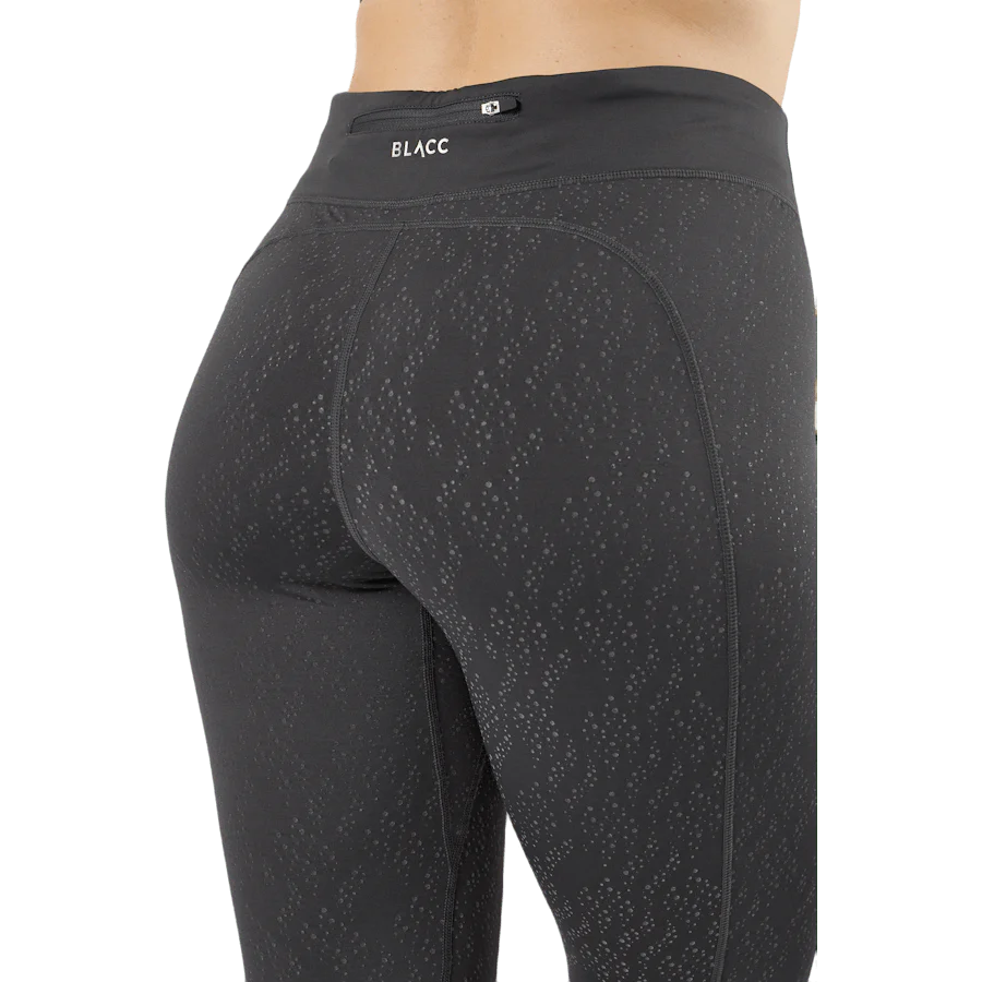 Run Reflective Tights Black/grey/silver - Image 5