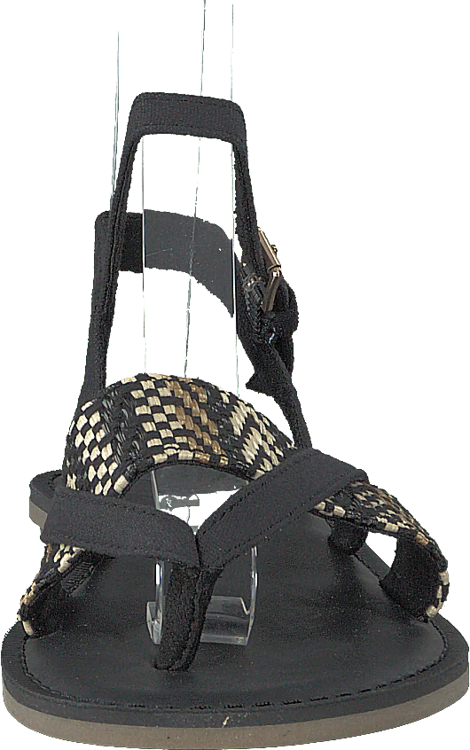 Black Canvas Geometric Woven Black - Image 4