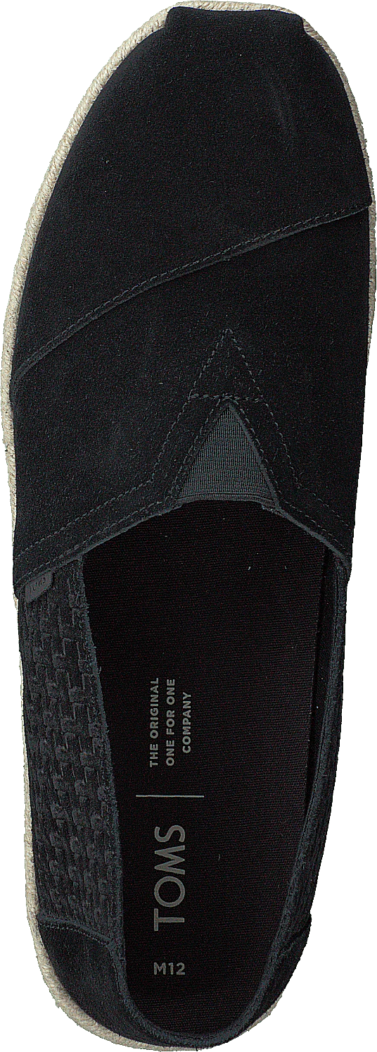 Black Suede Emb/rope Mn Alpr E Black - Image 6