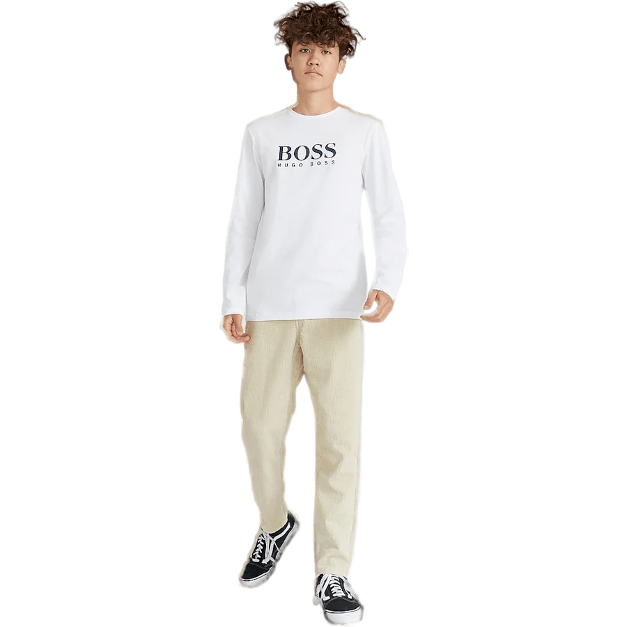Logo Ls T-shirt 10b White - Image 3