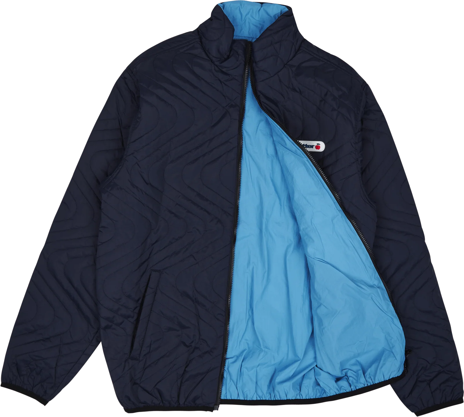 Quilted Reversble Jacket Navy/blue - Image 5