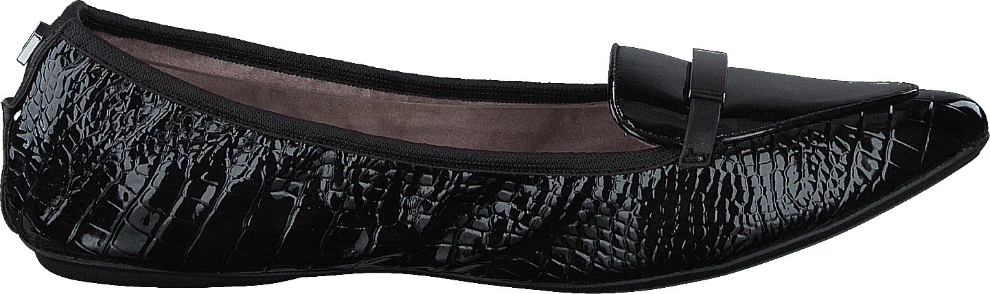 Katia Black Patent Croc - Image 2