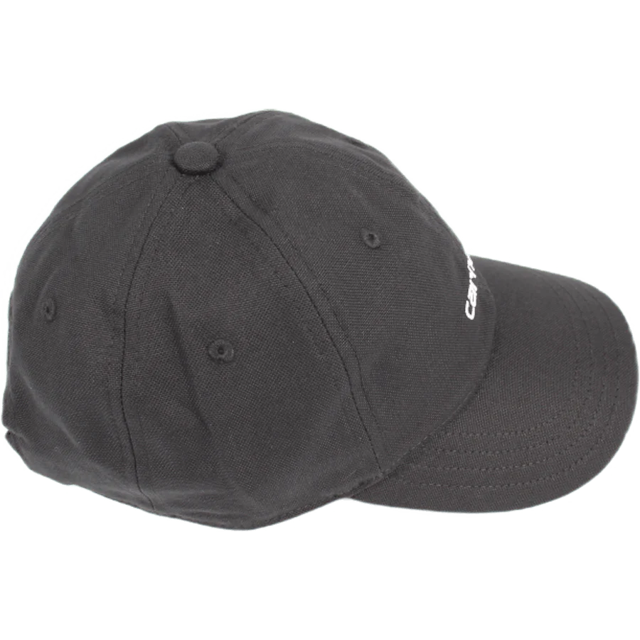 Canvas Script Cap Cotton Canva Black / White - Image 3