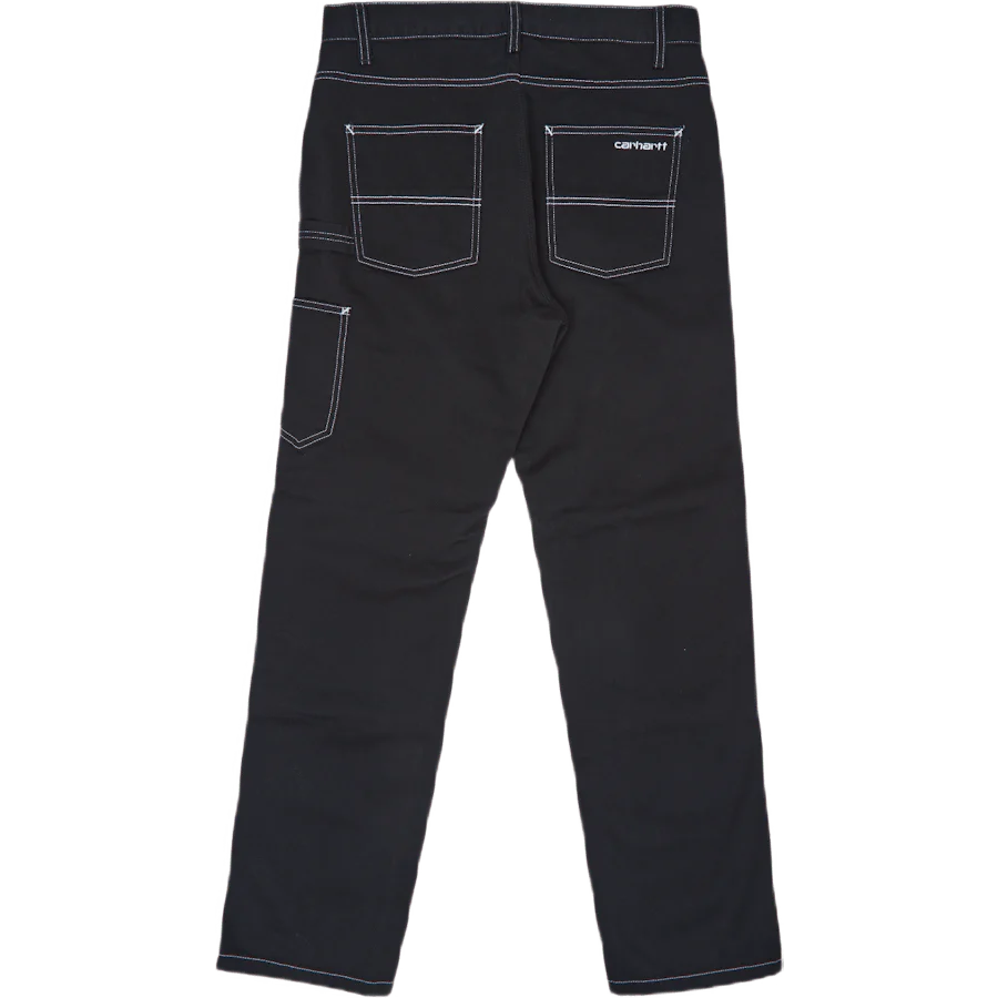 Double Front Pant Cotton Altad Black - Image 3