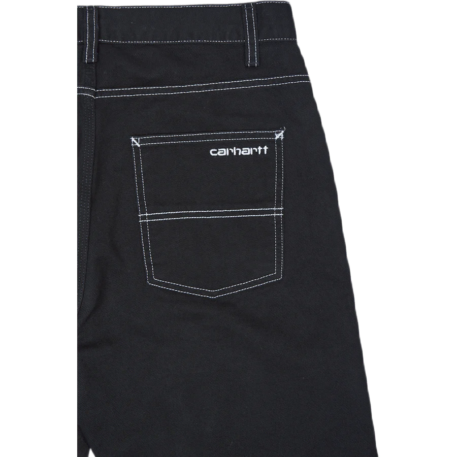 Double Front Pant Cotton Altad Black - Image 5