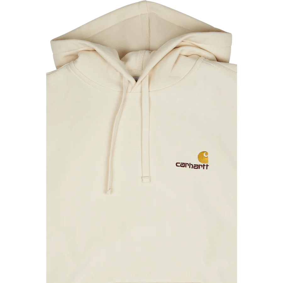 Hooded American Script Sweat Natural - Image 3