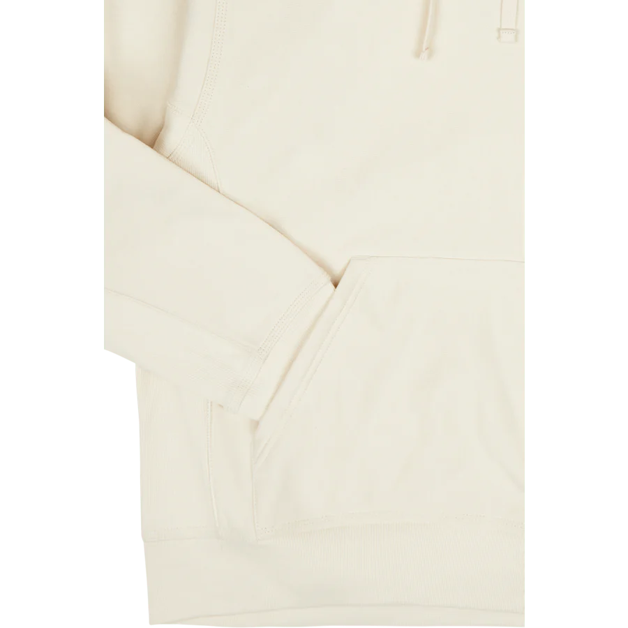 Hooded American Script Sweat Natural - Image 4