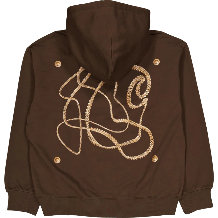 Hooded Charm Link Sweat Liberica / Gold - Image 2