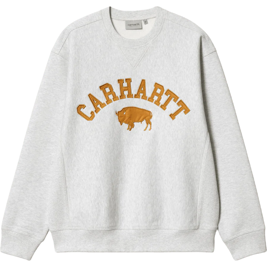 Locker Sweat Ash Heather / Brown
