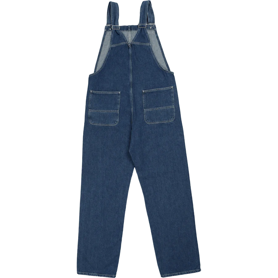 W' Bib Overall Straight Blue - Image 3