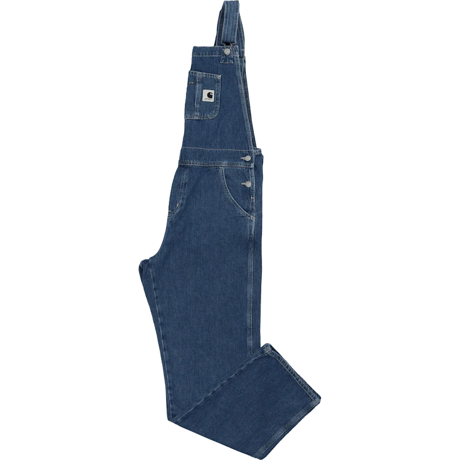 W' Bib Overall Straight Blue - Image 5