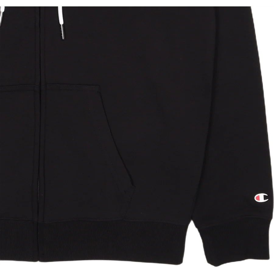 Hooded Full Zip Sweatshirt Black Beauty - Image 3