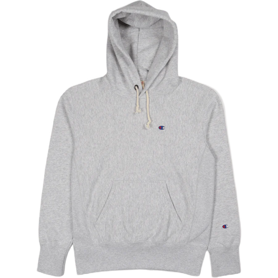 Hooded Sweatshirt Gray Melange  Light