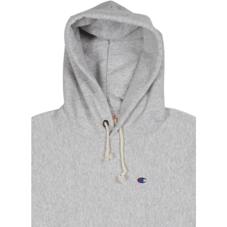 Hooded Sweatshirt Gray Melange  Light - Image 2