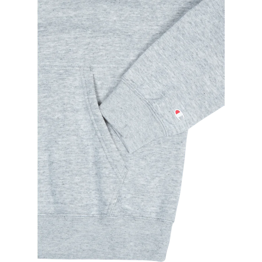 Hooded Sweatshirt New Oxford Grey Melange - Image 4
