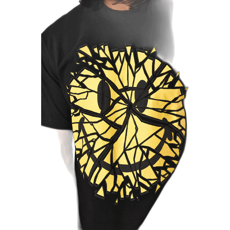 Smiley Glass Tee Black - Image 4