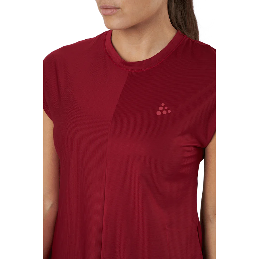Core Charge Rib Tee W Rhubarb - Image 4