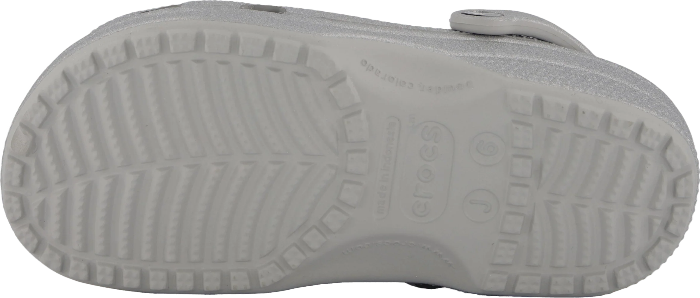 Classic Glitter Clog K Silver Glitter - Image 4